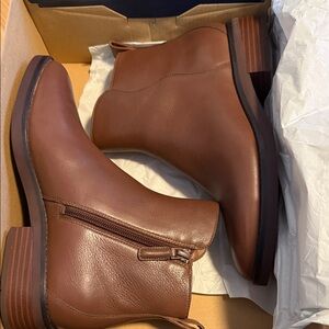 Cole Haan Women's Brown Leather Ankle Boots